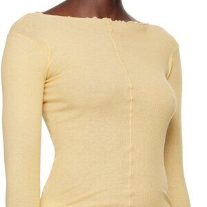 Baserange Pama Long Sleeve in Hen Yellow